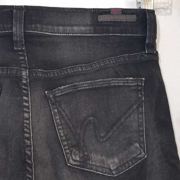 **SOLD** Citizens of Humanity Skinny Black Jeans - Picture 1 of 8
